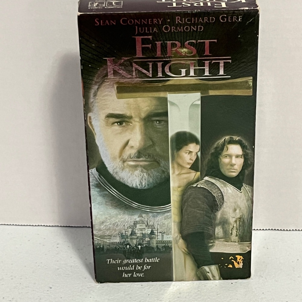 First Knight VHS Movie Starring‎ Sean Connery Richard Gere Julia Ormond